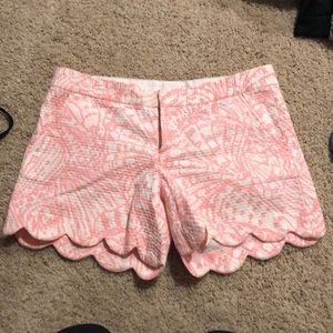 Lily Pulitzer scallop shorts